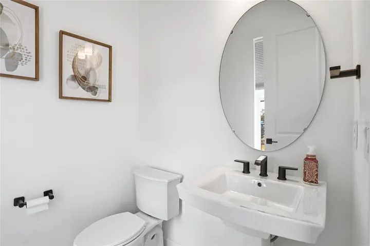 1/2 Bath, second level