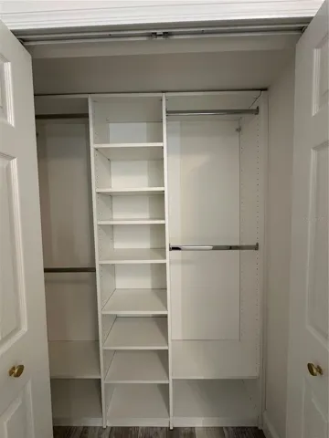 Bedroom 2 Closet Interior with Organizer