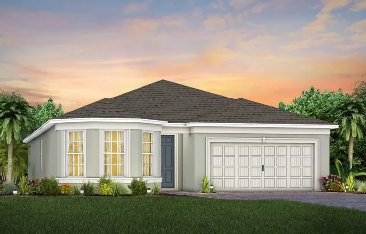 Exterior Design. Artistic rendering for this new construction home. Pictures are for illustrative purposes only. Elevations, colors and options may vary.
