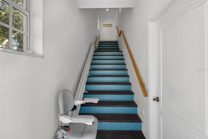 Stair to second dwelling