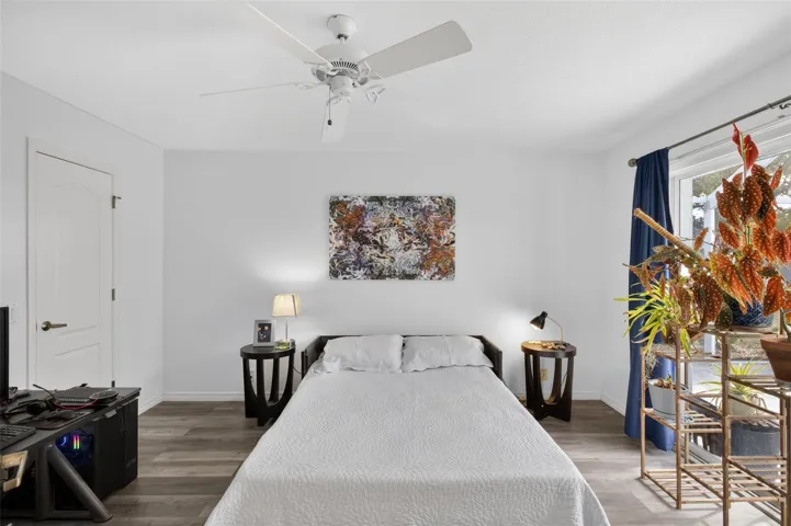 Bedroom 3, sliders to the pool