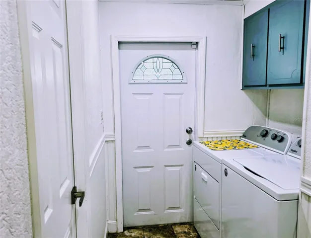 In home laundry room