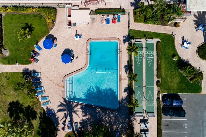 South pool across from unit.