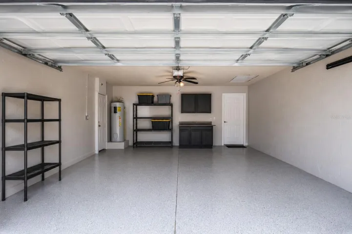 Two car garage - extra deep