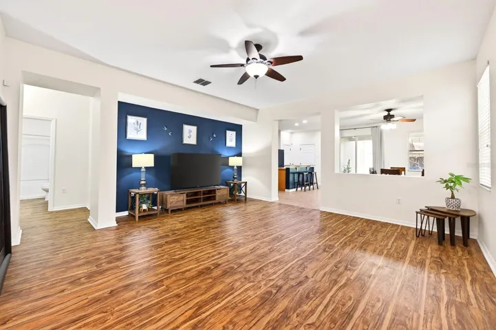 Light, bright living area.