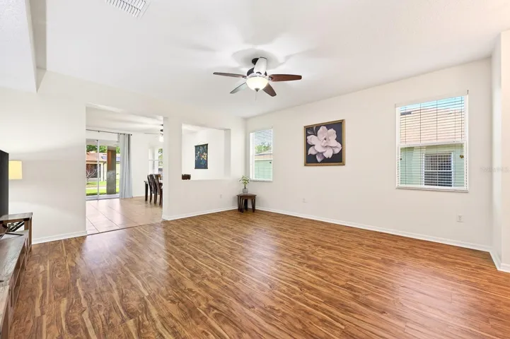 Light, bright living area.