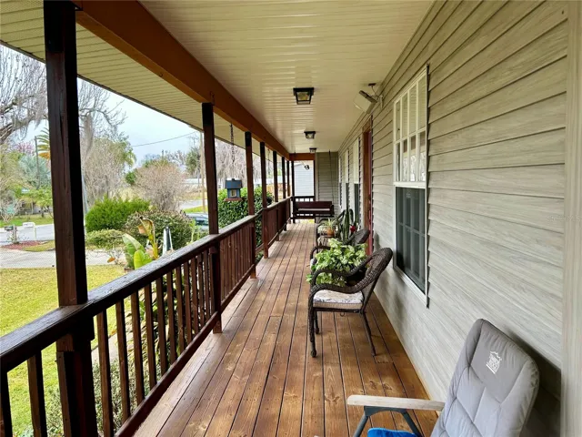55730 Holiday Cir Front Porch Looking Towards Side Neighbor