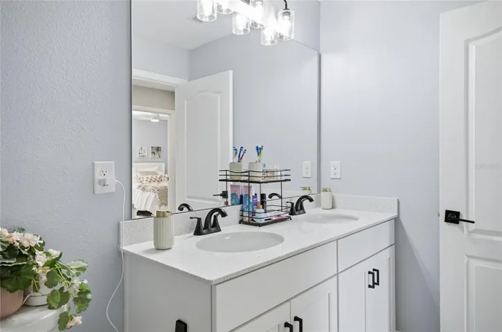 Second Bathroom with dual sinks