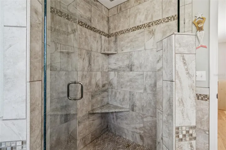 Master shower