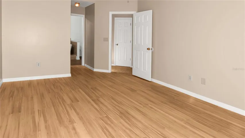 Upstairs Master Suite Looking into Remodeled Master Bath!  This is one of TWO Master Suites!