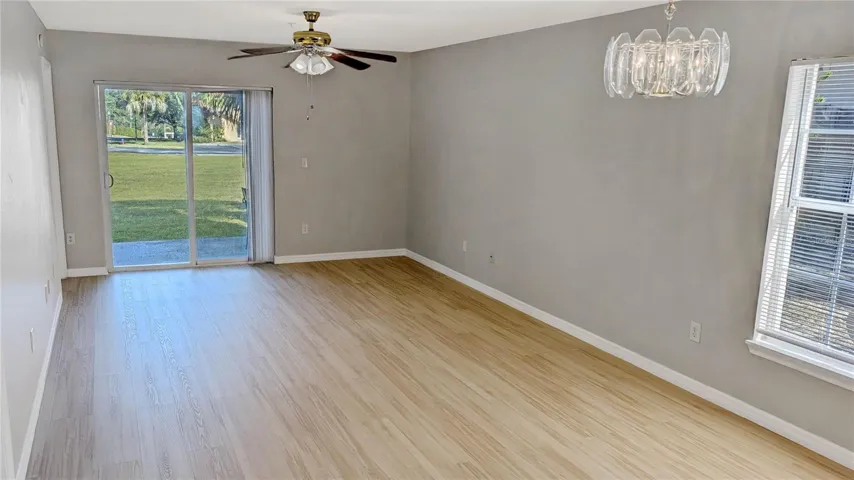 View from Kitchen Looking towards Back of home through Your Dining Room and Living Room!