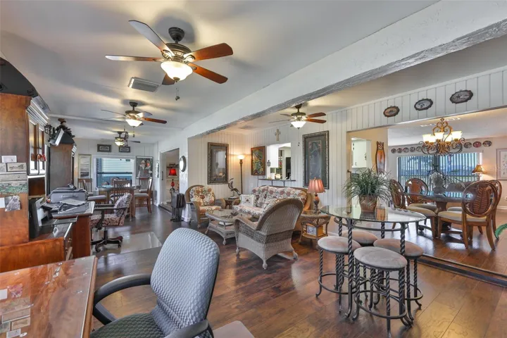 Florida Room looking into the Dining Room