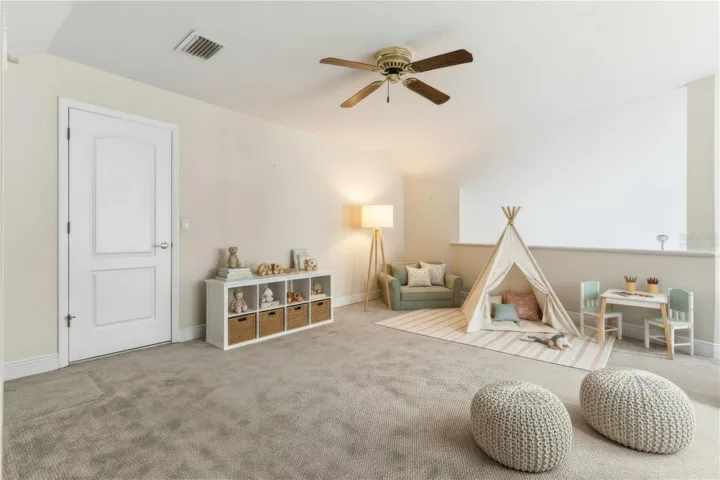 Virtually Staged Loft Upstairs