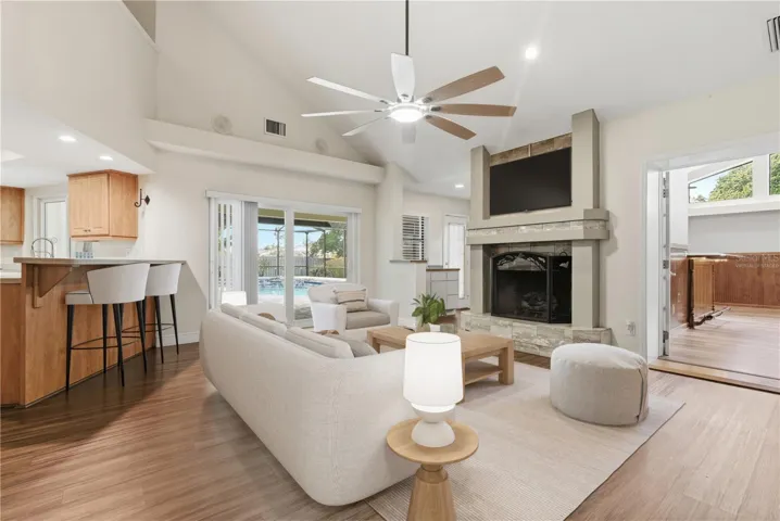 Virtually Staged Great Room