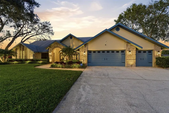 3 car garage and driveway parking