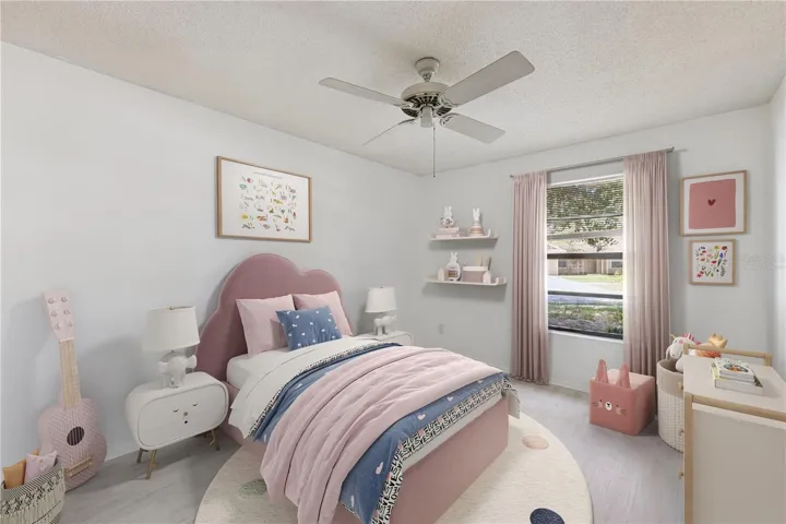 Virtually staged- Bedroom #2