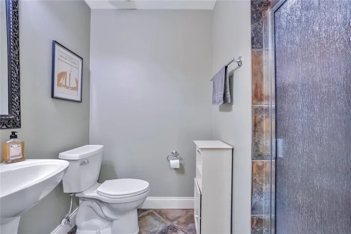 Laundry - Powder Bathwith shower