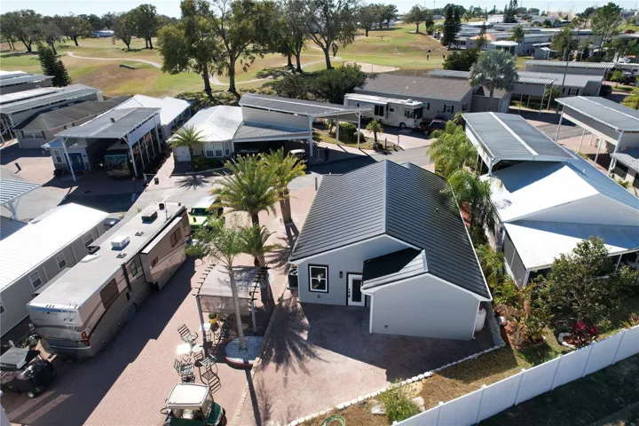 View of the back yard