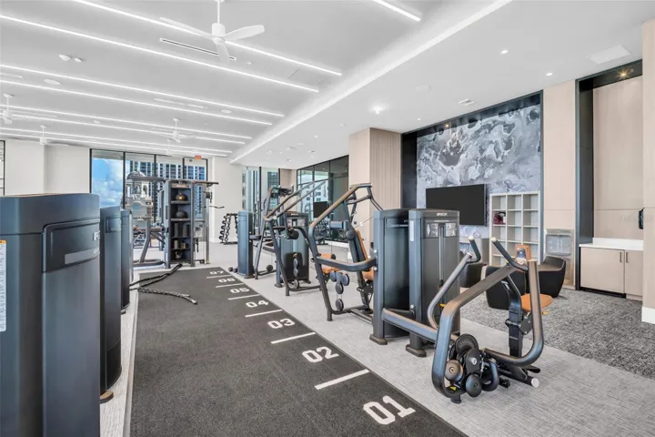 3,000 Sq Ft Fitness Center