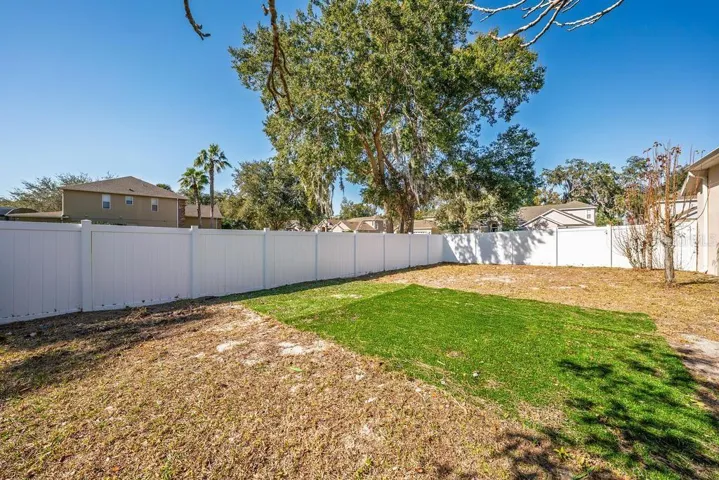Privacy Fenced Backyard