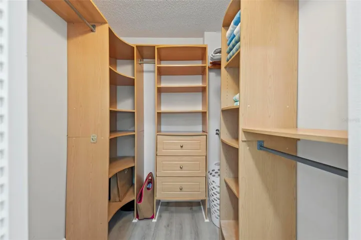 Primary walk-in closet