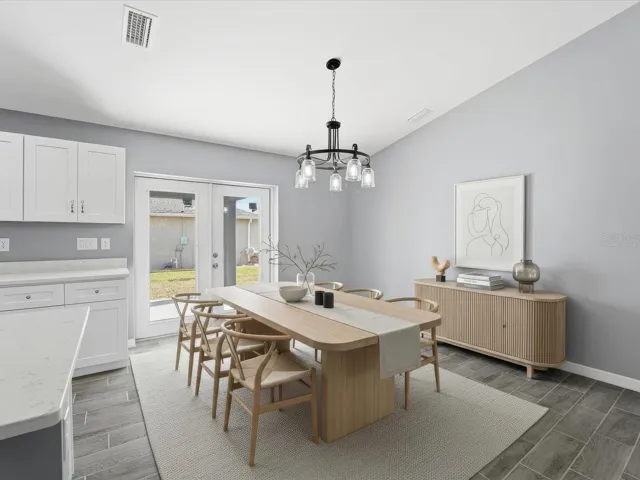 Dining Room - virtually staged