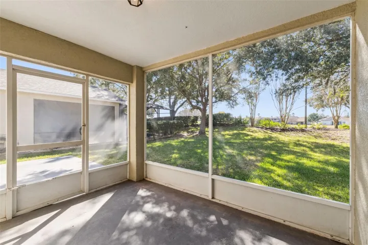 Covered Screnned in Patio