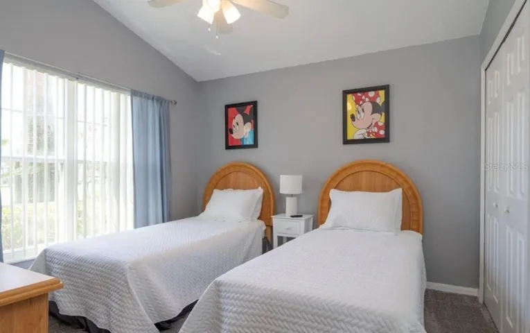 Bedroom 3 with shared Jack & Jill bathroom