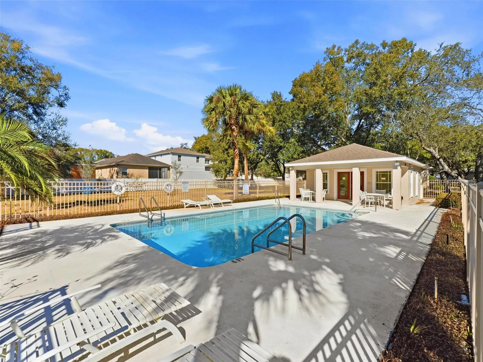 Private community pool and cabana