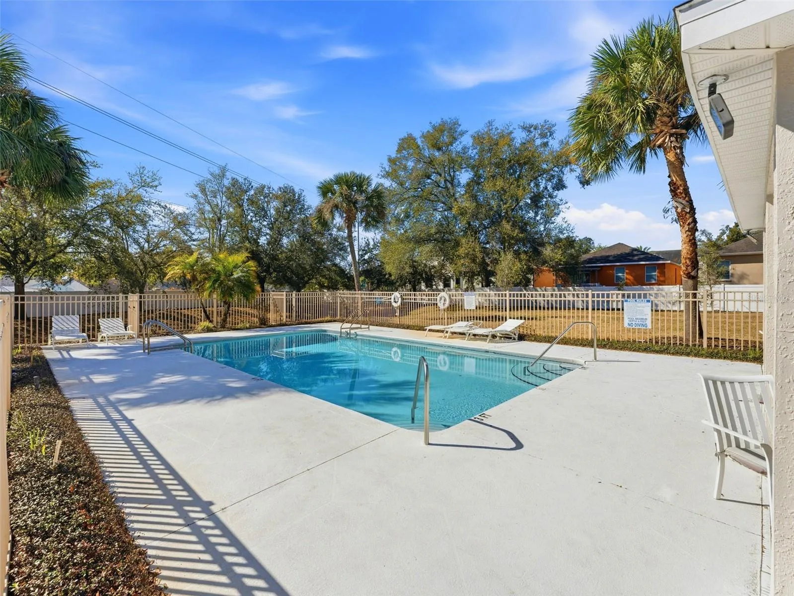 Private community pool