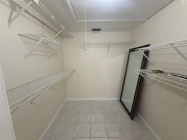 Primary walk-in closet
