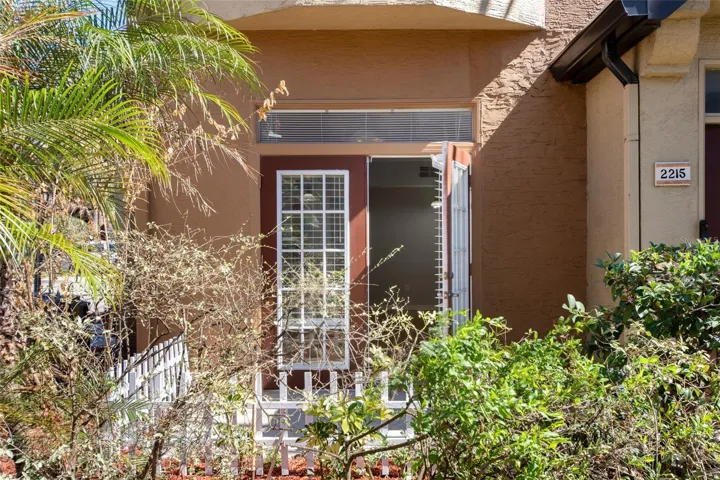 Private patio.