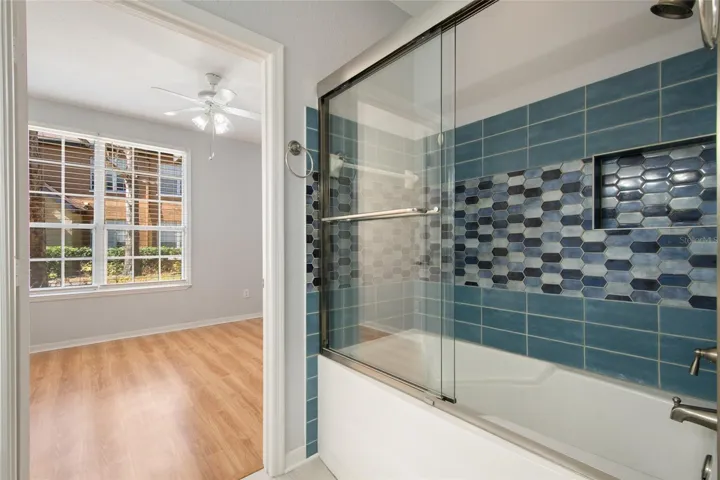 Bath and bedroom.