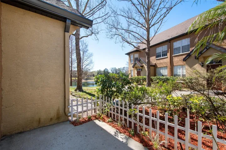 Private patio.