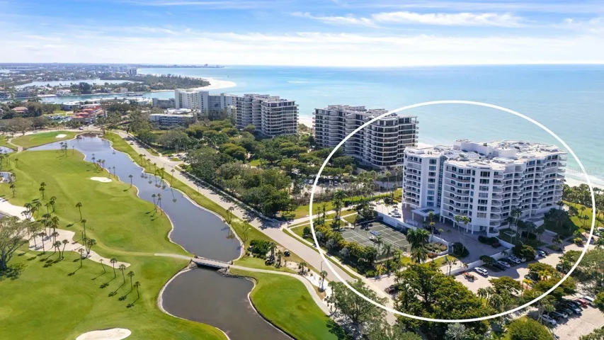 Pierre Condo beachfront & within gates of Longboat Key Club