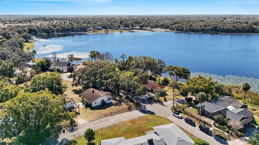 Aerial view of West Crooked Lake