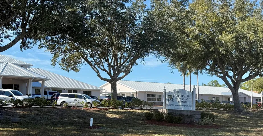 Charlotte Preparatory Academy just a few blocks to the south of the lot.