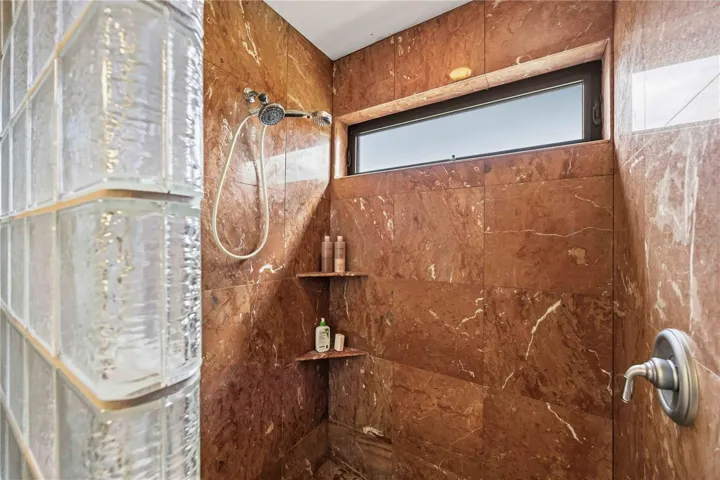 Separate shower for guest room