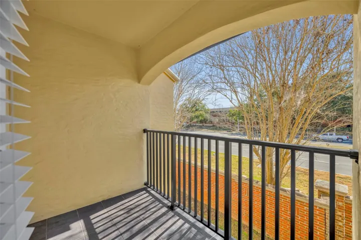 Balcony off primary bedroom