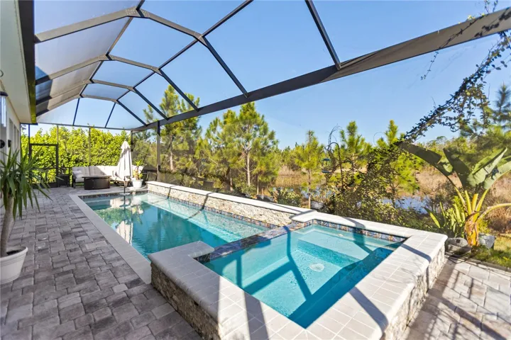 heated pool spa