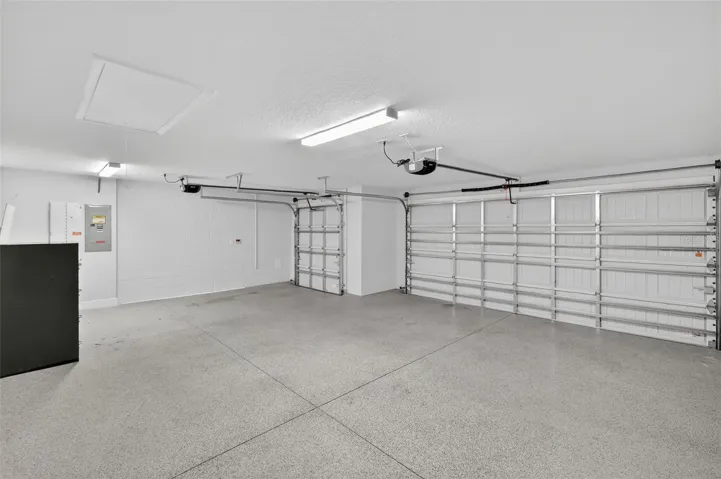 Expansive 677sf Two Car + Golf Cart Garage