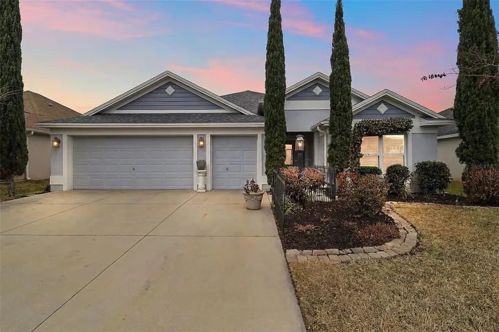 Twilight Front Elevation