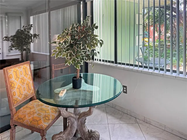 Fully enclosed Florida Room.