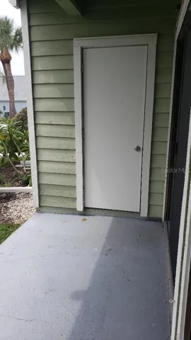 Exterior patio & storage off Bed 2