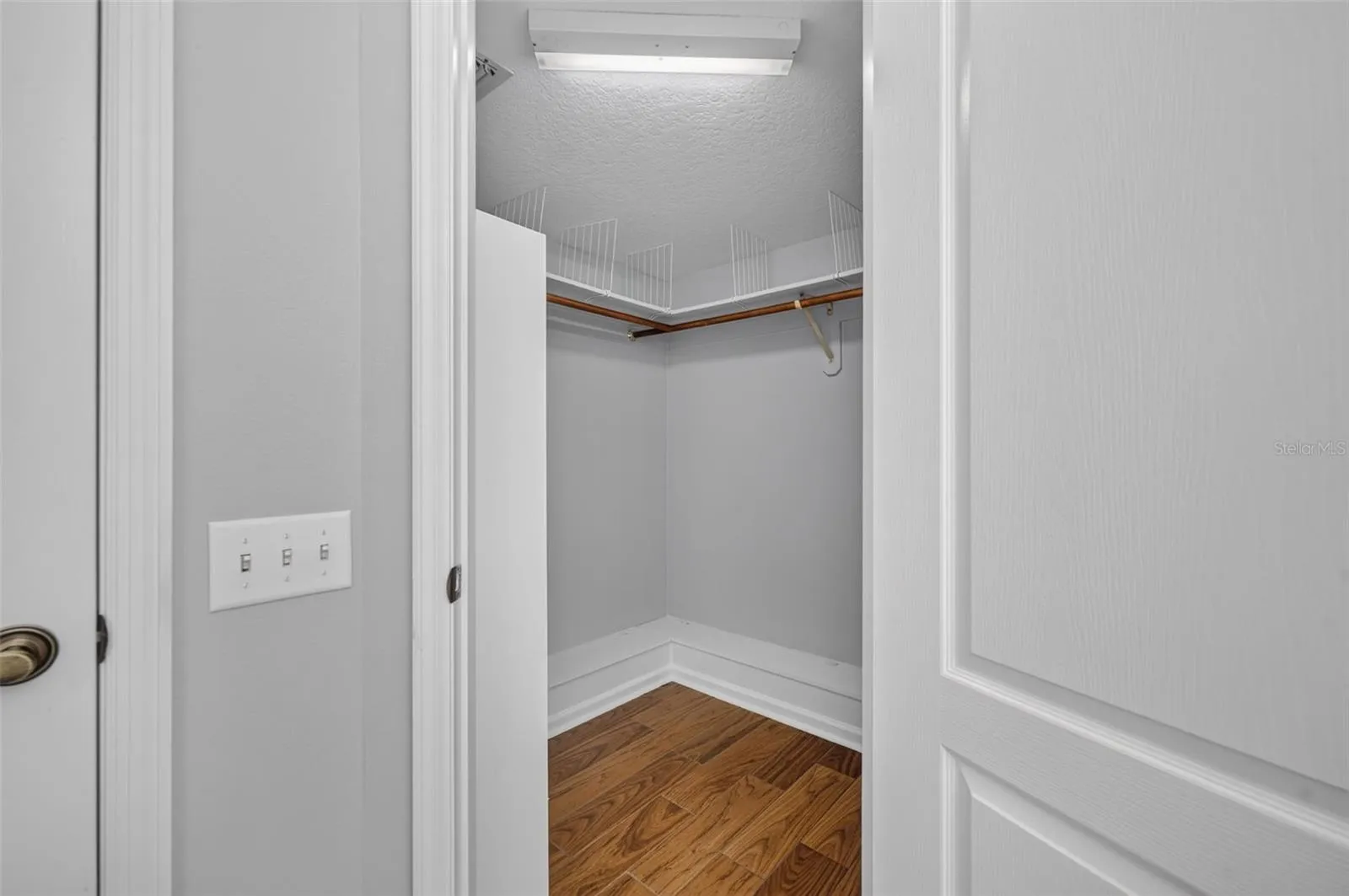Primary walk-in closet