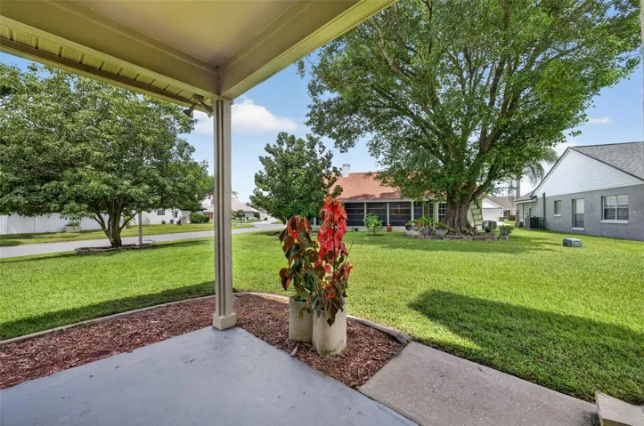 Back covered patio