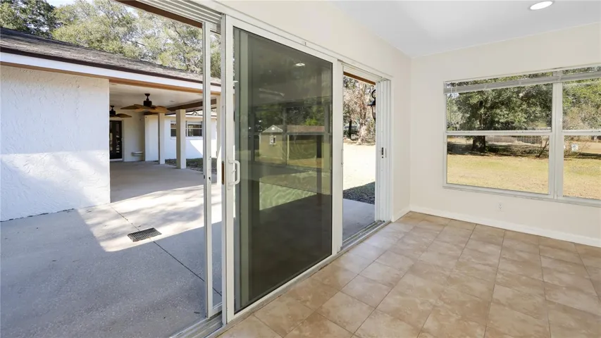 Huge House-Length Back Porch as seen from the Master Bedroom!