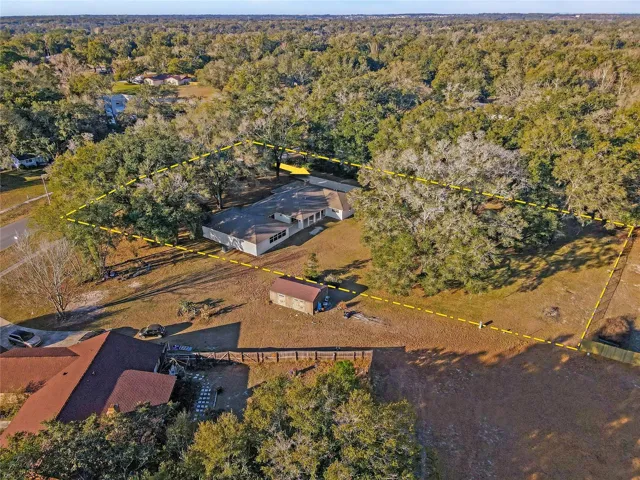 Backyard looking towards BACK of home!