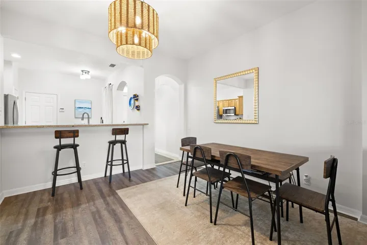 Dining Room/Living Room Facing Kitchen