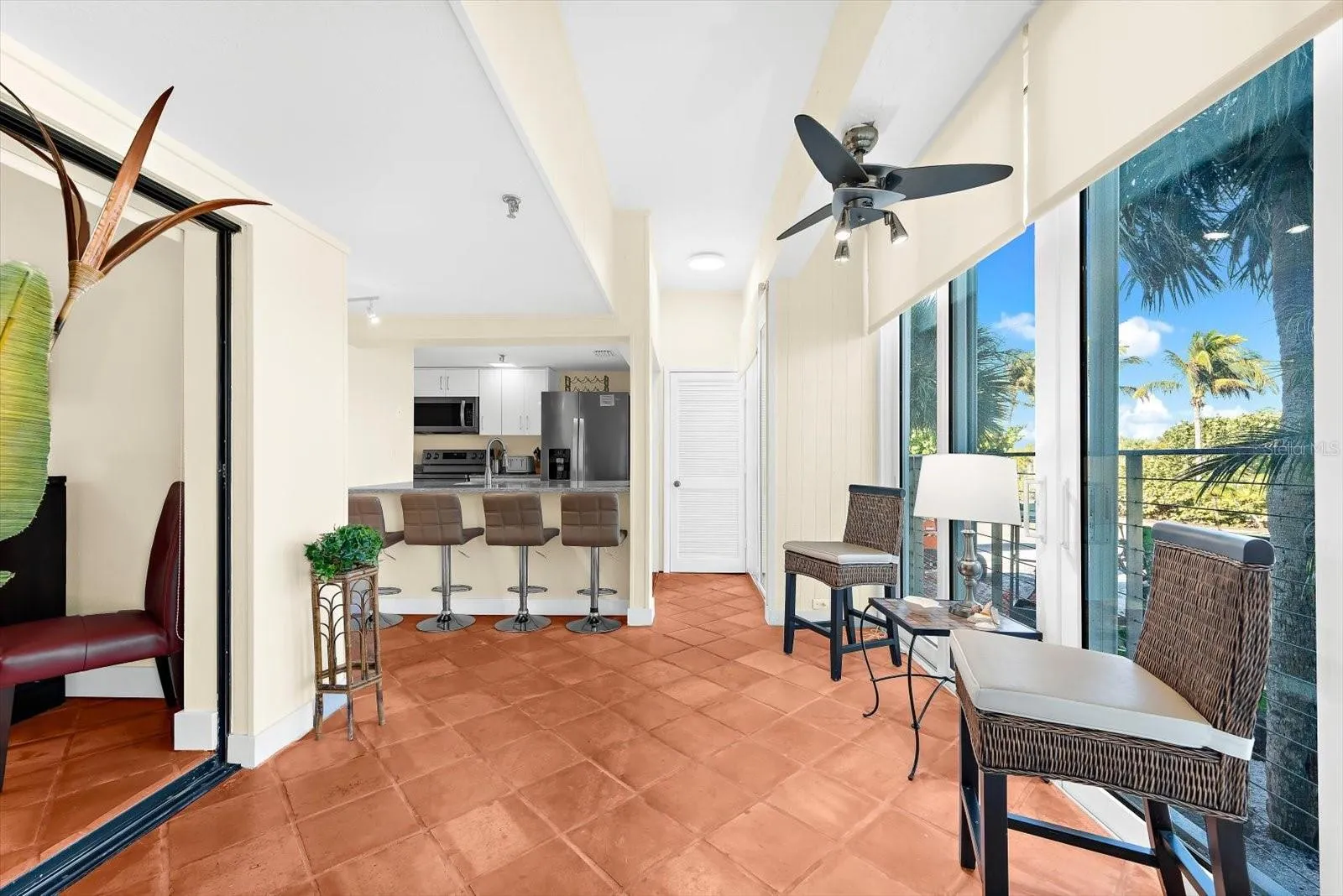 Stylish Terracotta Tile Throughout